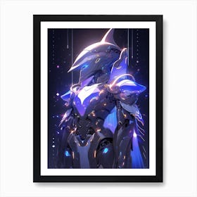 Futuristic Art 4 Art Print