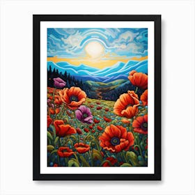 Poppies 14 Art Print