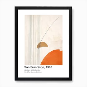 World Tour Exhibition, Abstract Art, San Francisco, 1960 9 Art Print