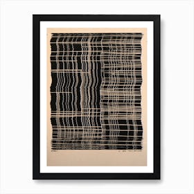 'Black Lines' Kmart Wall Art Art Print