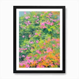 Flowering Maple 2 Impressionist Painting Art Print