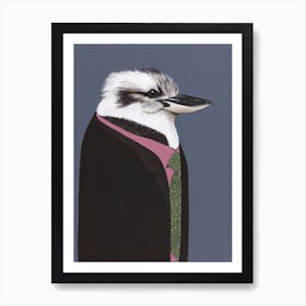 Kookaburra In Suit Art Print