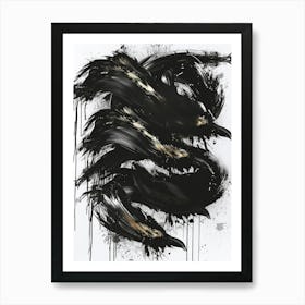 Crows 10 Art Print