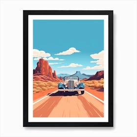 A Hammer In The The Great Alpine Road Australia 3 Art Print