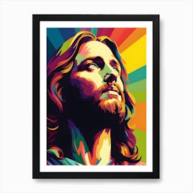 Jesus Christ Pop Art 3 Póster