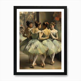 Four Dancers Edgar Degas Art Print Art Print