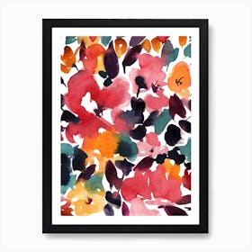 Dream Of Spring Abstract Floral 1 Art Print