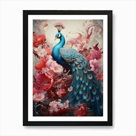 Peacock Art Print