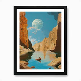 'River Of The Moon' Art Print