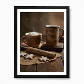 Coffee And Cookies 1 Art Print