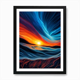 Sunset Art Print