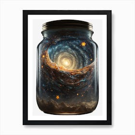 Universe in a bottle Art Print