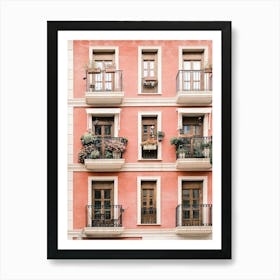 Balconies In Valencia // Valencia, Spain, Travel Photography Art Print