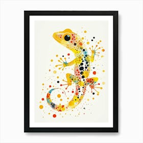 Yellow Gecko 2 Art Print