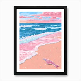 Pink Sand 1 Art Print