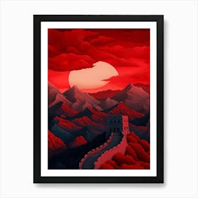 Great Wall Of China Art Print