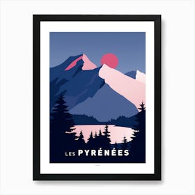 Les Pyrenees Art Print