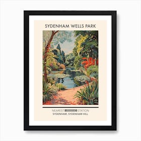 Sydenham Wells Park London Parks Garden 4 Art Print