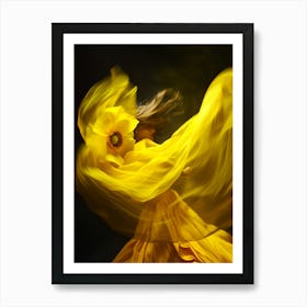 Dancing Yellow Art Print