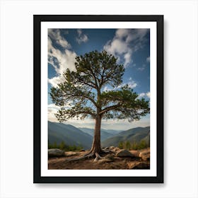 Lone Pine Tree Art Print