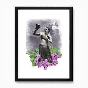 Fight, Girl Art Print