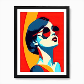 Elegant Pop Art USA Symbolism Art Print