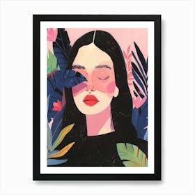 Portrait Of A Woman 302 Art Print