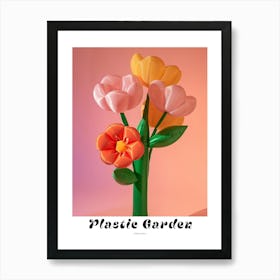 Dreamy Inflatable Flowers Poster Portulaca 1 Art Print