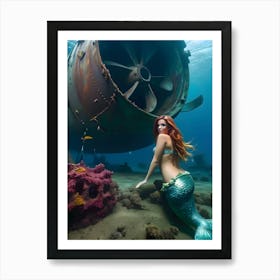 Mermaid-Reimagined 96 Art Print