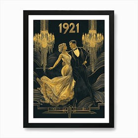 Aihrgdesign A Vintage Entertainment Poster For A 1921 Ballroo 61b565a3 D643 4a8a Ae8b 079cd9aae288 1 Poster