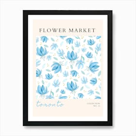 Flower Market Toronto Poster