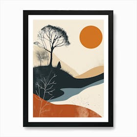 Elaine, Scandinavian Minimalism Art Print