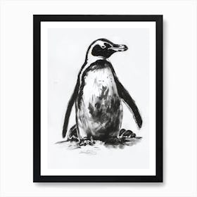 King Penguin Huddling For Warmth 1 Art Print
