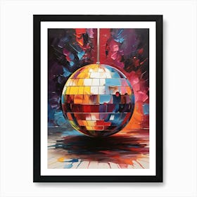 Disco Ball art print 3 Art Print