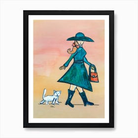 The Cat Walk Art Print