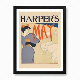 Harper S May , Edward Penfield Art Print