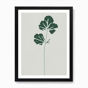 Cilantro Herb Simplicity Art Print