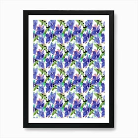 Lily Of The Valley - Veronica blue flower Art Print