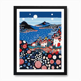 Alghero, Italy, Illustration In The Style Of Pop Art 3 Art Print