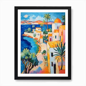 Hurghada Egypt 4 Fauvist Painting Art Print