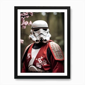 Stormtroopers Wearing Samurai Kimono (9) Art Print