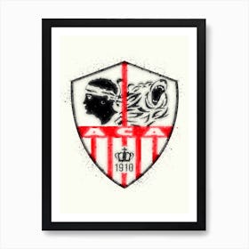 Ac Ajaccio Football Club Art Print