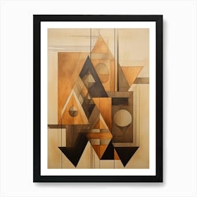 Dynamic Geometric Abstract Illustration 7 Art Print