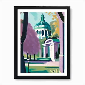 Volksgarten, Austria Abstract Still Life Art Print