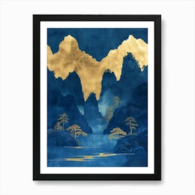 Chinese Mountains 40 Art Print