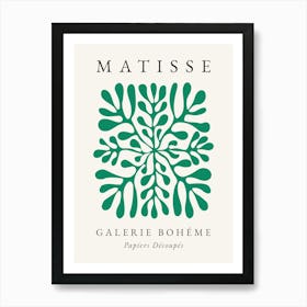 Matisse Green Leaf Print 2 Art Print