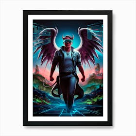 Demons And Angels 5 Art Print