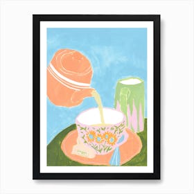 Tea Pot and Sugar Art Print