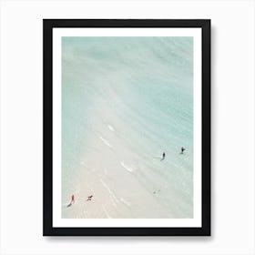 Crystal Clear Waters In Mexico Art Print