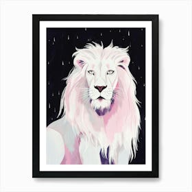 White Lion 1 Art Print